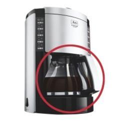 Melitta Ersatzglaskanne Typ 96 Look de Luxe M652 silber